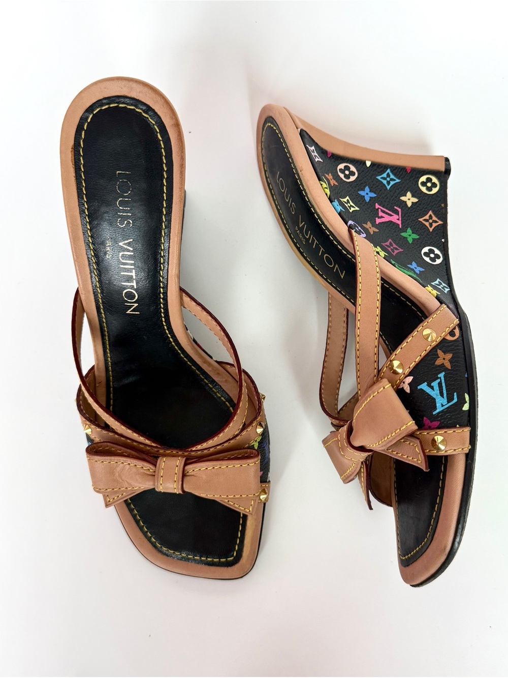 Louis Vuitton Takashi Murakami wedges size 37